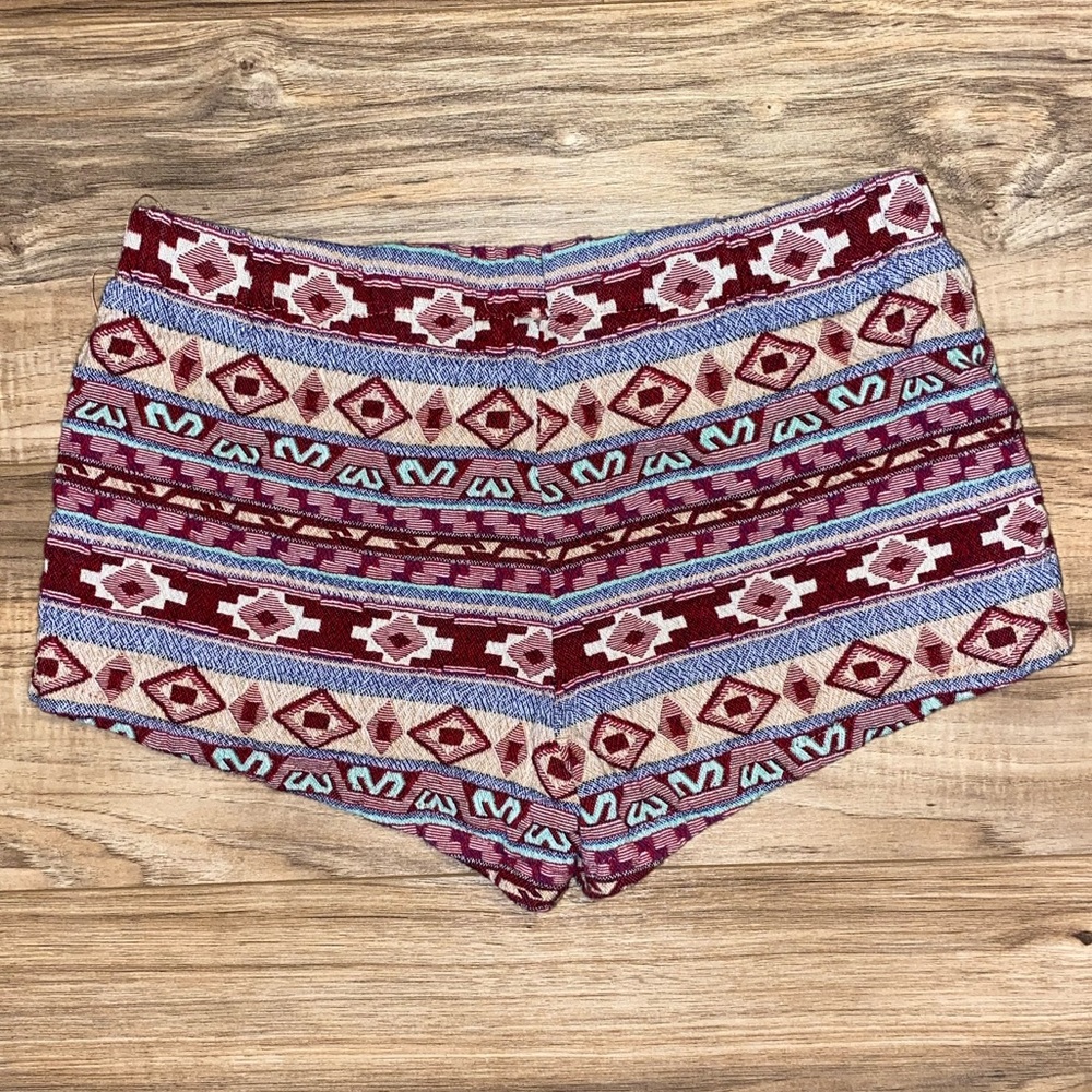 Aztec Print Shorts - Picture 2 of 4